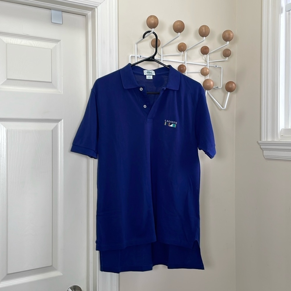 Lacoste - 90s Retro Tennis Polo - Blue - M